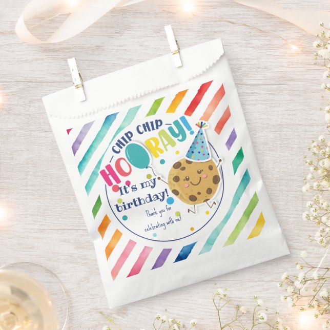  cookie Birthday favor gift you're the best Favour Bags (Clipped)