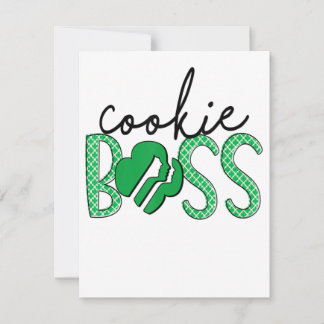Cookie Boss Scout Girls Cookie Dealer Invitation