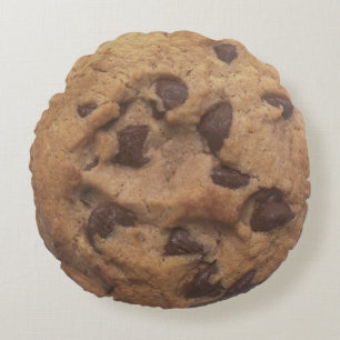 cookie chocolate chip round cushion