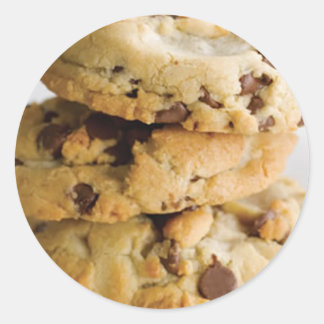 Cookie Chocolate  Classic Round Sticker
