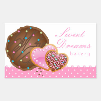 Cookie Chocolate Doughnut Bakery Sticker Icing Dot