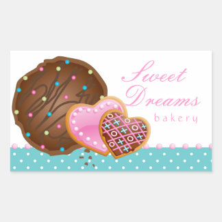 Cookie Chocolate Doughnut Bakery Sticker Icing Dot