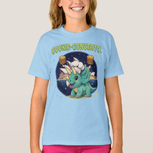 Cookie Concerto Cute Triceratops Chef at Sydney Op T-Shirt