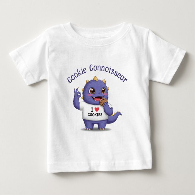 Cookie Connoisseur Baby T-Shirt (Front)