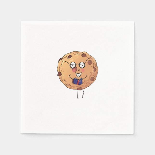 Cookie, cute food theme napkin (Front)