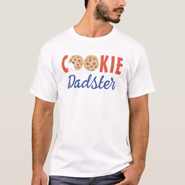 Cookie Dadster Colourful Dad T-Shirt (Front)