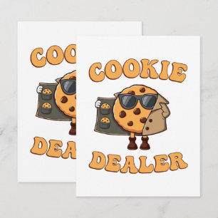 Cookie Dealer Funny Baking Card