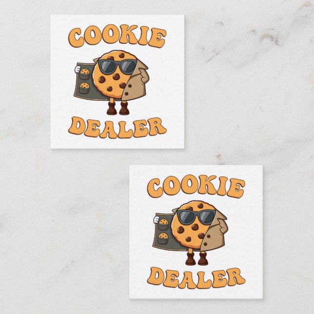 Cookie Dealer Funny Baking Card (Front/Back)
