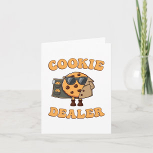 Cookie Dealer Funny Baking Holiday Card