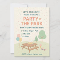 Cookie Decorating Birthday Invitation