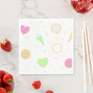 Cookie Decorating Birthday Lunch Napkin Collection