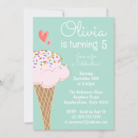 Cookie Decorating Birthday Party Invitation