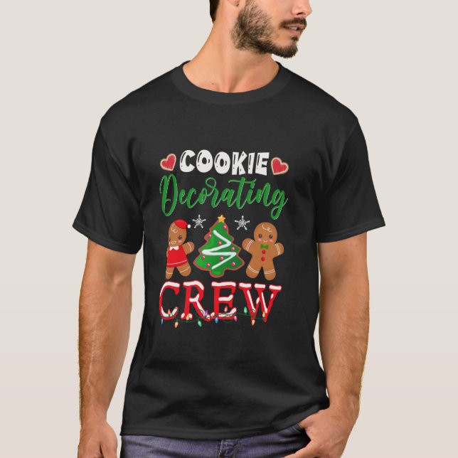 Cookie Decorating Crew Christmas Baker Long Sleeve T-Shirt (Front)