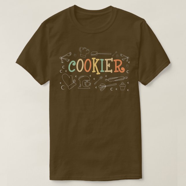 Cookie Decorating for a Cooking Lover Baker T-Shirt (Design Front)