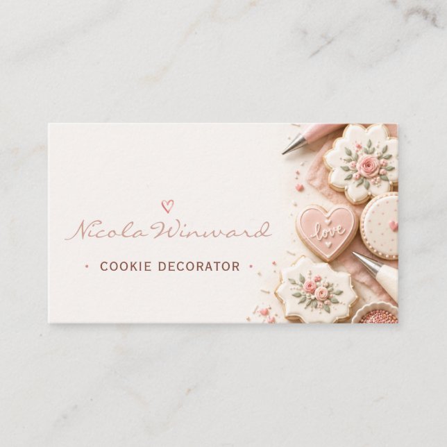 Cookie Decorator Business Card (Front)