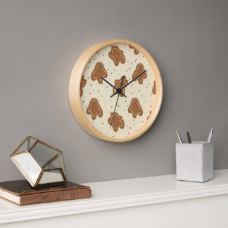 Cookie Dough Pattern Wall Clock