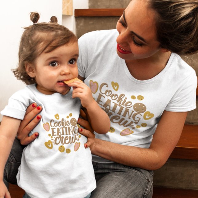 Cookie Eating Crew Fun Christmas  Toddler T-Shirt (Creator Uploaded)