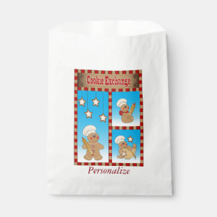 Cookie Exchange Gingerbread Men Bakers Favour Bags