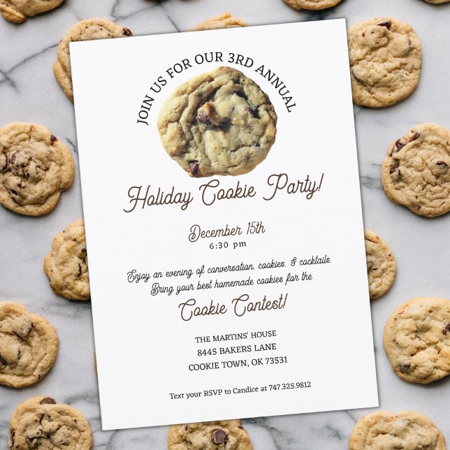 Cookie Exchange Holiday Party Invitation (Creator Uploaded)