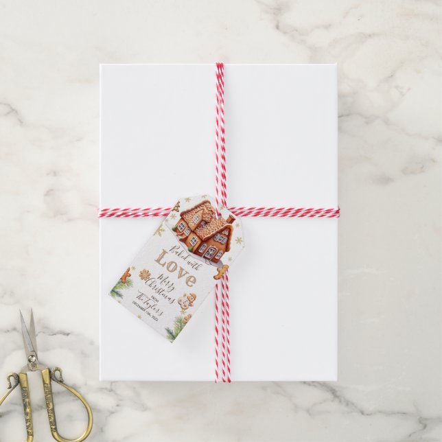 Cookie Exchange Party Cookie Gift Tags (With Twine)