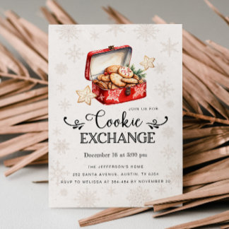 Cookie Exchange Party Invitation, Cookie Swap Invitation