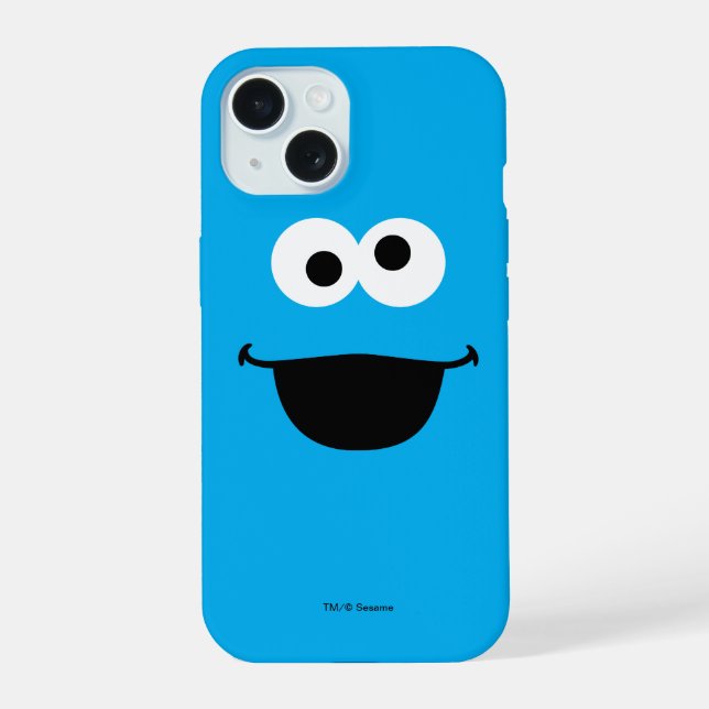 Cookie Face Art iPhone 15 Case (Back)