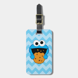 Cookie Face Luggage Tag