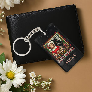 Cookie For Krampus Merry Krampus Christmas Horror Key Ring