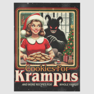 Cookie For Krampus Merry Krampus Christmas Horror Tissue Paper