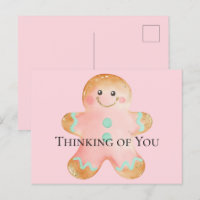 Cookie Gold Blush Pink Mint Thinking of You