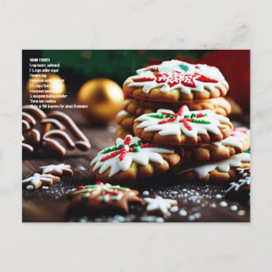 Cookie Holiday Postcard