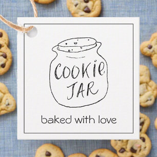Cookie Jar Baked With Love Small Business  Favour Tags