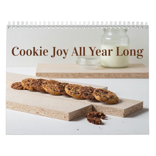Cookie Joy All Year Long – 12‑Month Calendar (Cover)