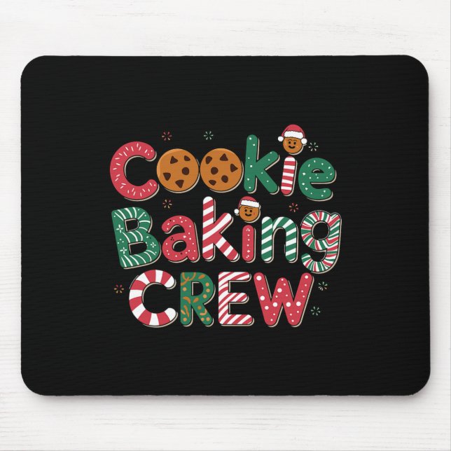 Cookie King Crew Christmas Costume  Mouse Pad (Front)