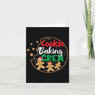 Cookie King Crew Funny Pyjamas Family Xmas Christm Card