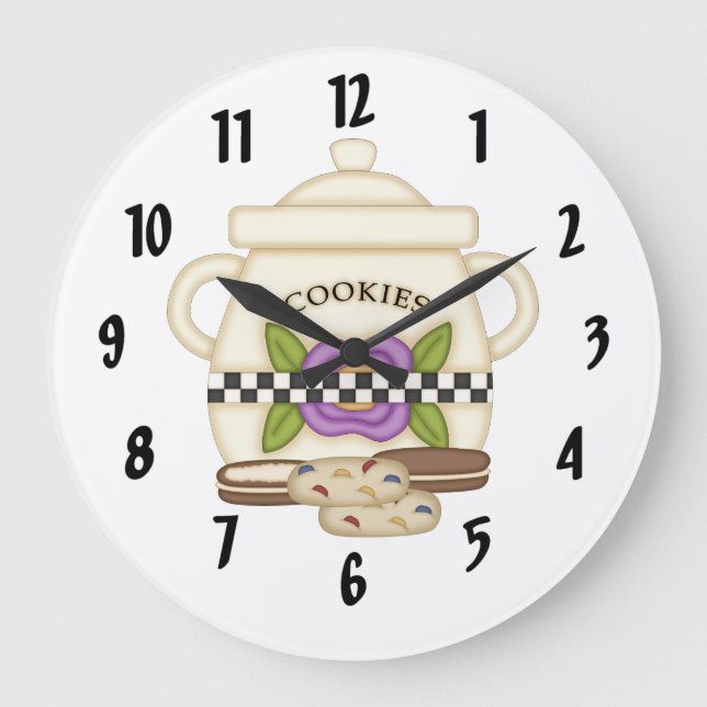 Cookie Large Clock (Front)