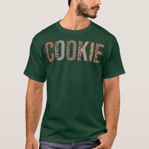 Cookie Leopard Print Mum Cute Mothers Day Funny Gr T-Shirt
