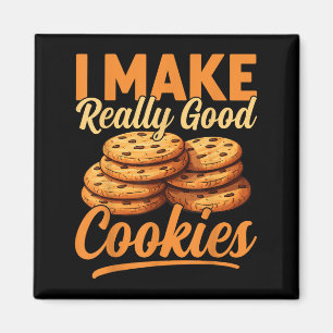 Cookie Maker Co. Uni-adults Humorous Modern Black Magnet