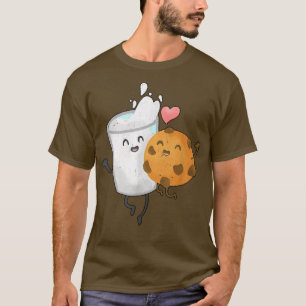 Cookie Milk Love Kawaii Kawaii Anime Neko Ramen C T-Shirt