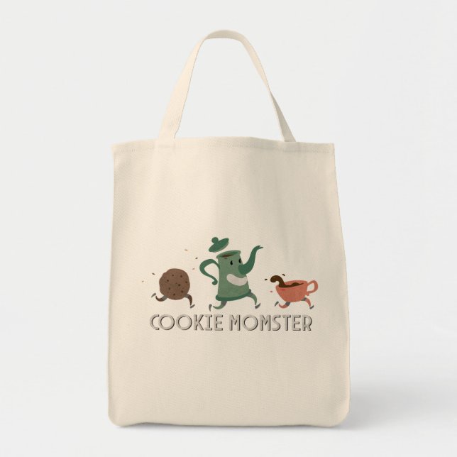 Cookie Momster Tote Bag (Front)