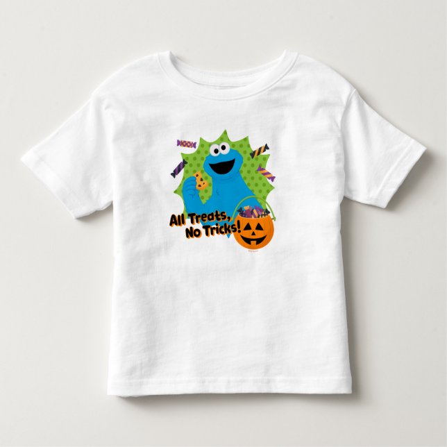 Cookie Monster | All Treats, No Tricks! Toddler T-Shirt (Front)