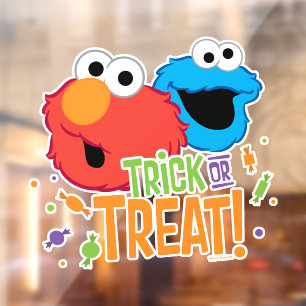 Cookie Monster and Elmo - Trick or Treat