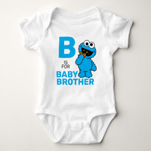 Cookie Monster B is for Baby Brother Baby Bodysuit