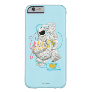 Cookie Monster B&W Sketch Drawing Barely There iPhone 6 Case