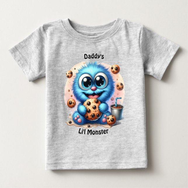 Cookie Monster Baby T-Shirt (Front)