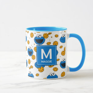 Cookie Monster   C is for Cookie Name & Monogram Z Mug