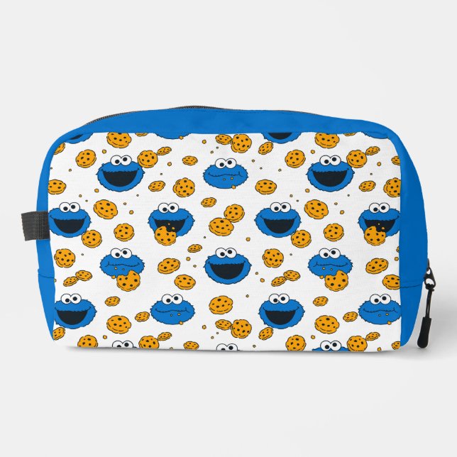Cookie Monster | C is for Cookie Pattern Dopp Kit (Front)