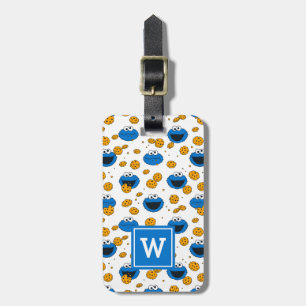Cookie Monster   C is for Cookie Pattern Luggage Tag