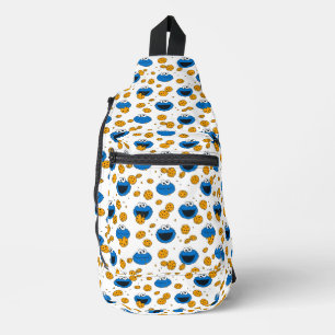 Cookie Monster C is for Cookie Pattern Sling Bag