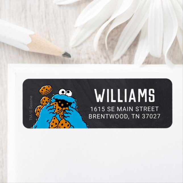 Cookie Monster Chalkboard Baby Shower (Insitu)